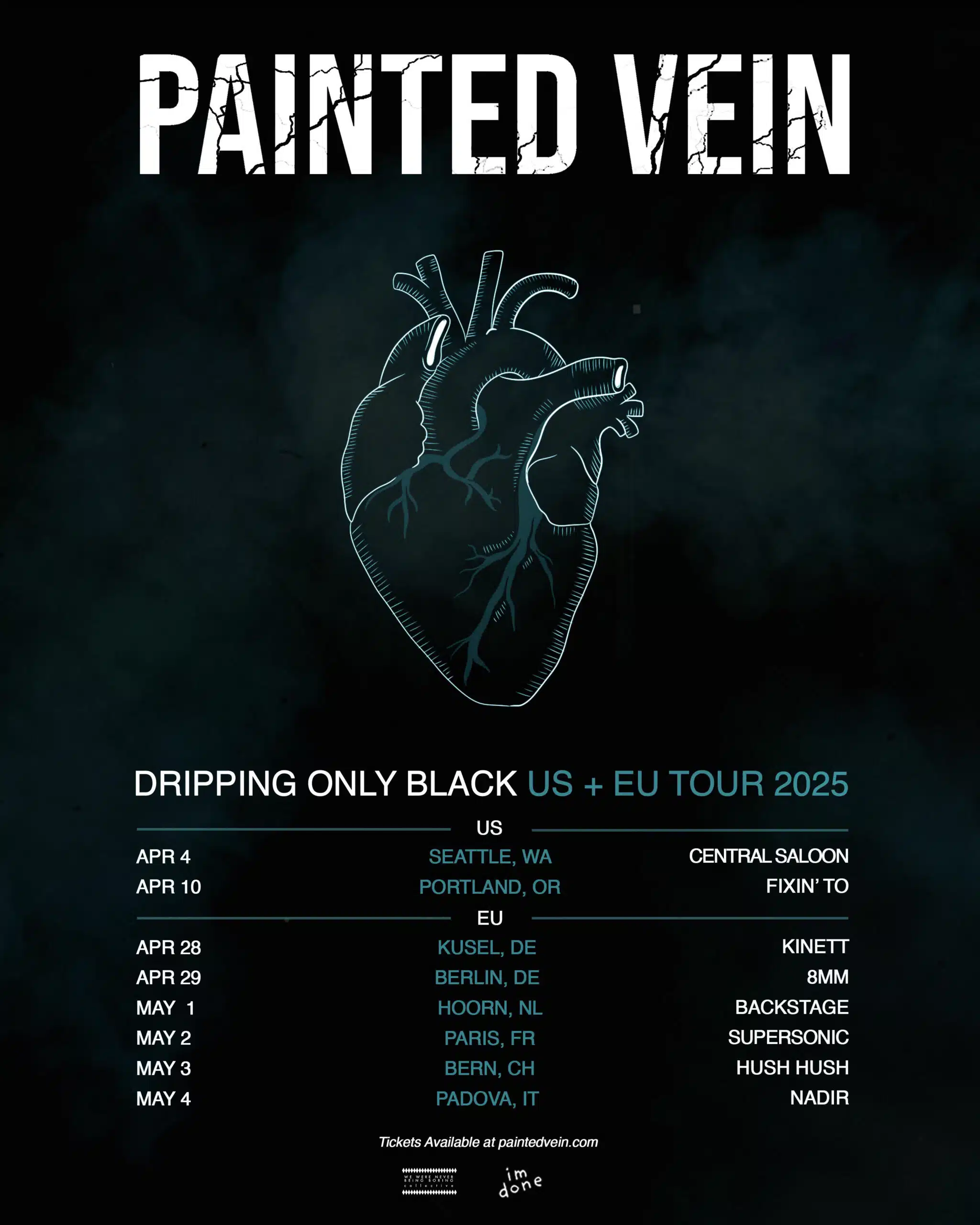 painted vein eu tour 2025