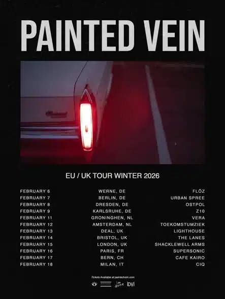 painted vein eu uk tour 2025